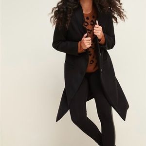 Old Navy Oversized Brushed Overcoat, Wool Blend Sz M